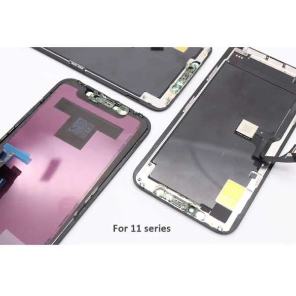 Komplett iPhone 11-skärm 6.1" bytesreparationssats verktyg ingår LCD-pekskärm på chassit enkel gör-det-själv-installation