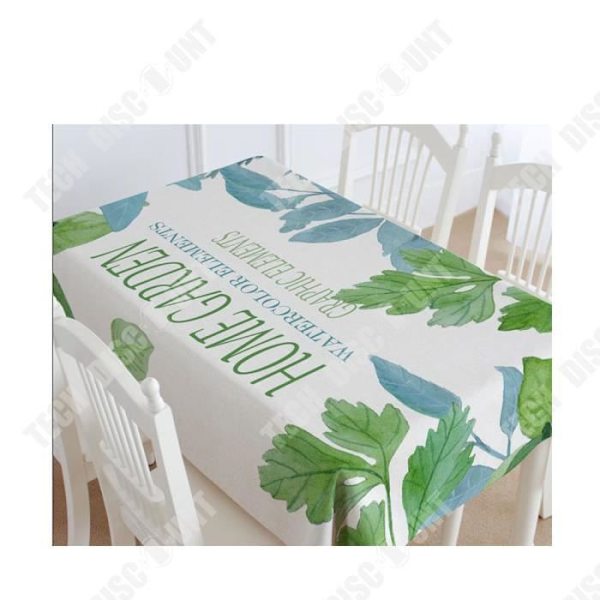 TD® pöytätabletti rectangulär, tahrojen kestävä, moderni vihreä kangas, sisustus, keittiö, ruokailuhuone, edullinen, suojaus päällä.