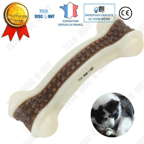 TD® hundelegetøj gummiben pelsbider indestructible modstandsdygtig solid stor godbid indendørs kæledyr blød