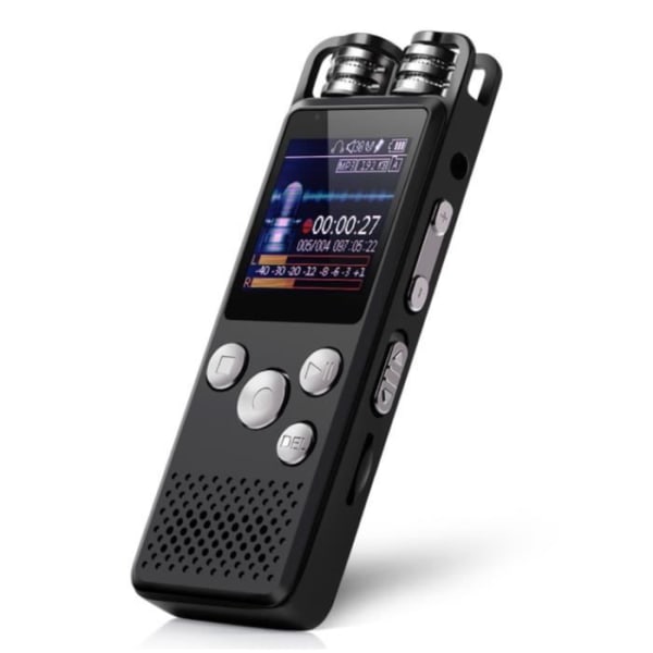 TD® Digital Voice Recorder støjreducering smart diktafon indbygget mikrofon højttaler USB genopladelig multifunktionel