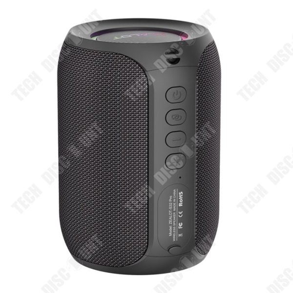 TD Langaton bassokaiutin Bluetooth-pöytäkaiutin musiikkia varten kotiin, ulos, leirintäalueelle