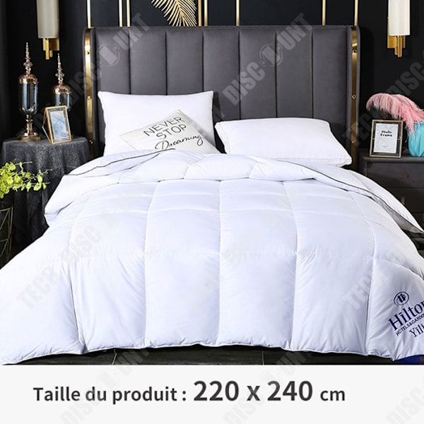 TD Påslakan 220 x 240 cm Vitt påslakan 2 kg påslakan vuxen sängkläder påslakan bomullspåslakan 2 personer