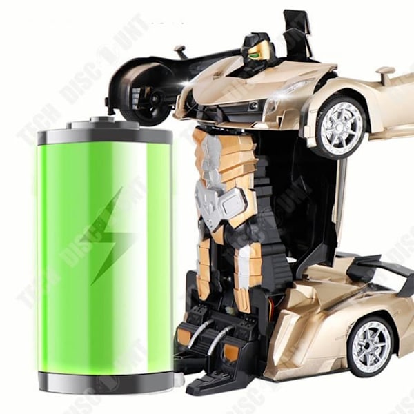 TD® Fjärrkontroll bil deformerbar robot barns laddning leksak Induktion deformerad bil gest fjärrkontroll bil 2