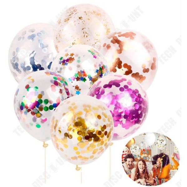 TD® 20 st 12-tums guldkonfettiballonger set - födelsedagsbröllopsdekoration