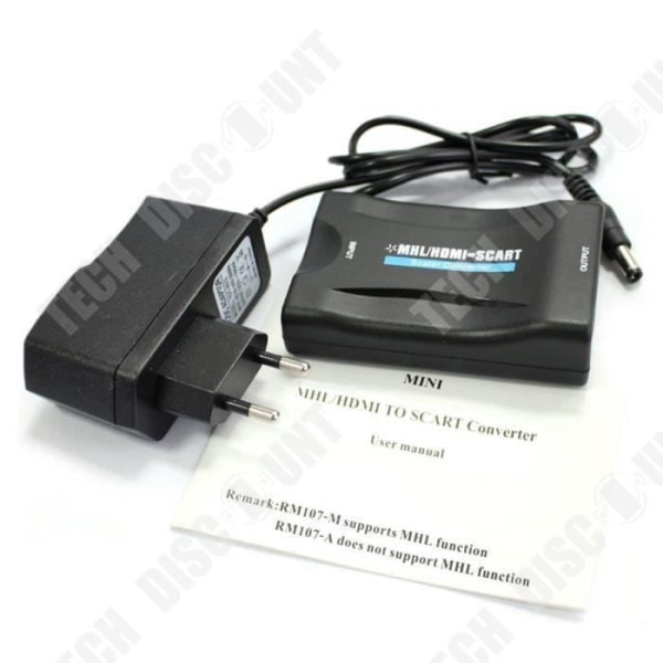 TD® Scart til HDMI-konverter - TV-konverteringstilbehør - TV-splitter - it-forbindelse - Scart- og HDMI-værktøj