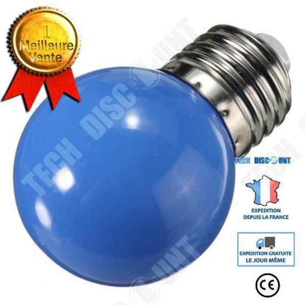 TD® E27 3W 2835 Blue Globe LED-lampa - Ljusstark och briljant - Multifunktioner - Halogen inomhusljus - Lång livslängd - 160 Lm