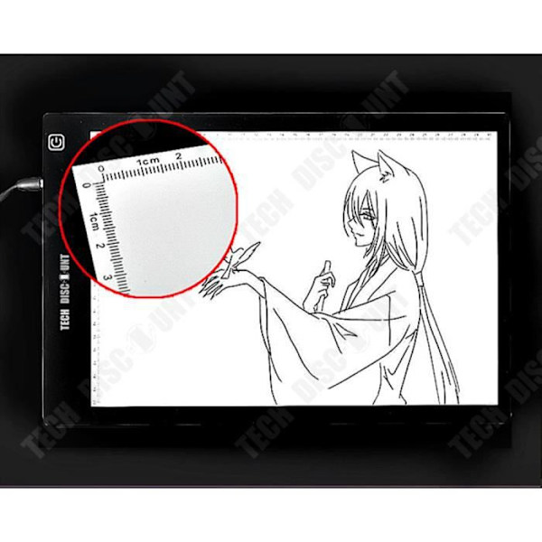 TD® Luminous Ritplatta A4 Digital Kreativ Hobby Grafisk Stylus Ritning Ultratunn Barn Vuxna Justerbar skiss