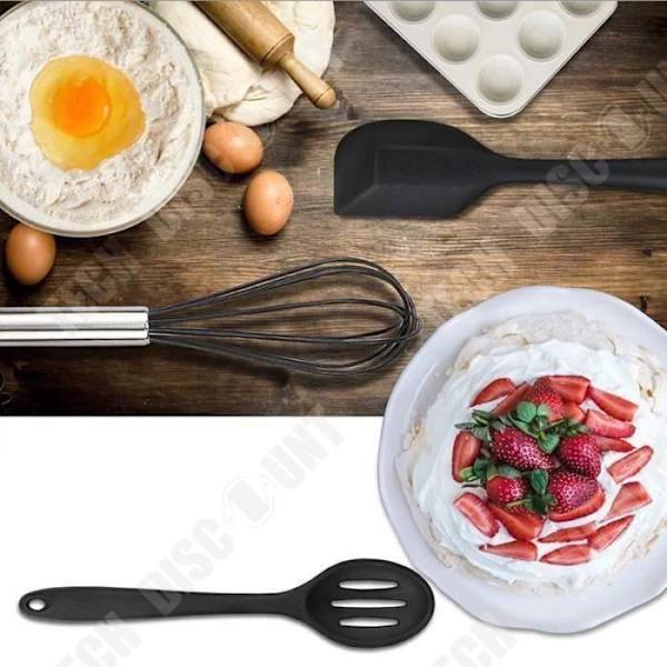 TD® Värmebeständig silikonmatlagningsredskap Non-stick matlagningsverktyg för kök 10 set