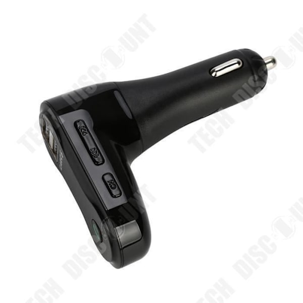 TD® Biltransmitter - Bilkit MP3 musikafspiller Trådløs FM transmitter Bluetooth Radio & USB oplader Sort