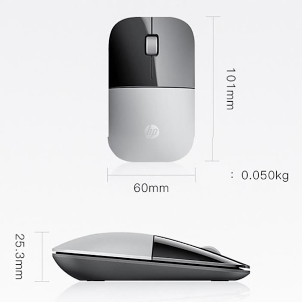 TD® Ultra-ohut langaton 2,4 g hiiri voi olla käytössä kotitoimiston hiirenä.