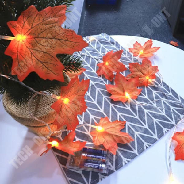 TD® 3m 20LED Maple Leaf Style LED Fairy Lights för Halloween inomhus utomhusdekoration