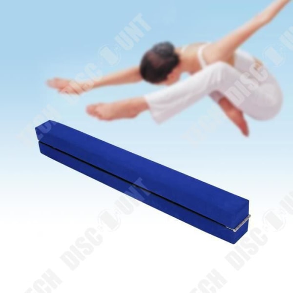 TD® Vikbar balansbalk, 7 fot balansbrädor i mocka i gymnastikgymnastikutrustning