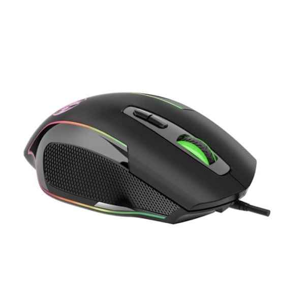 Spelmus - Ej specificerad - 7 knappar - Ergonomisk - Färgglad belysning - Optisk