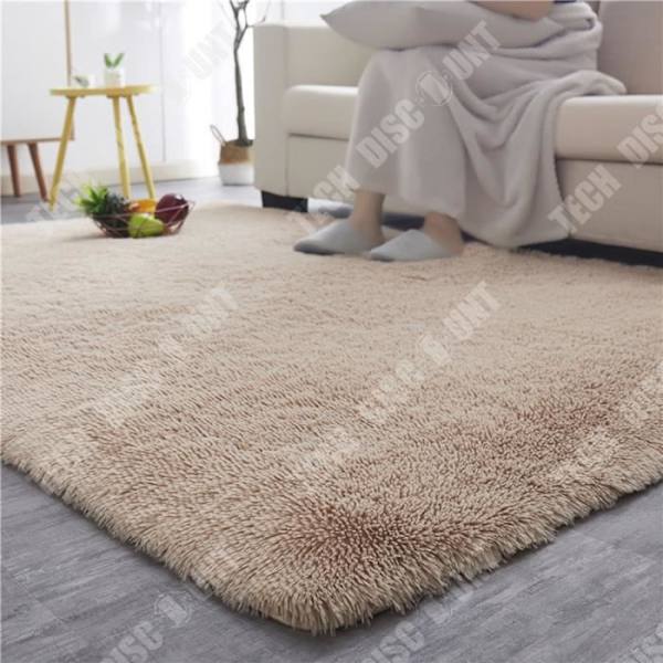 Matta - TD® - Vardagsrumsmatta - 60x160cm - Lång lugg - Brun Färg(er): plysch