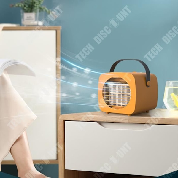 TD® USB Mini Køleskab Klimaanlæg Lille Bærbar Luftkøler Fugtighedsventilator Med Vandkøling