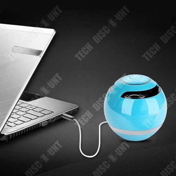 TD® langaton Bluetooth-kaiutin, kannettava pieni ääni, mini-värivalot, plug-in ulkosubwoofer autolle