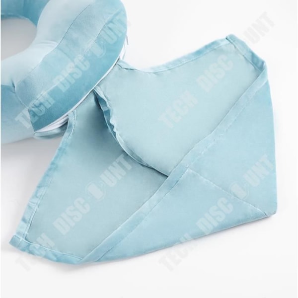 TD® U-formad kudde, multifunktionshuva cervikal, U-formad resekudde, tupplurskudde, Memory Foam