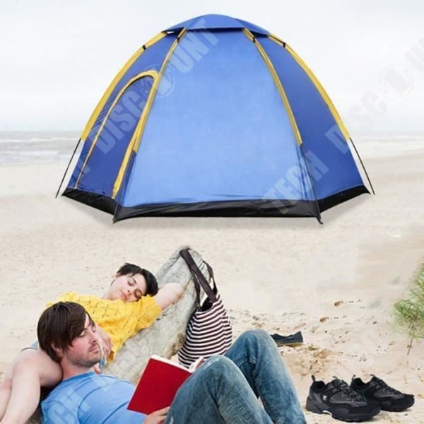 TD® 3-4 personers tält direkt vattentätt pop up familjecamping vandring UV-beständigt tält