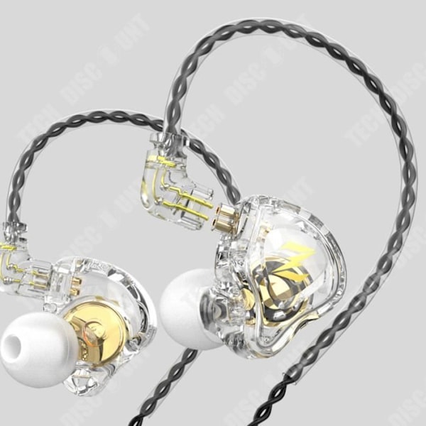 TD® Suspenderet headset med lavt kurs Musik in-ear med mikrofon L-formet stik Diameter 3,5