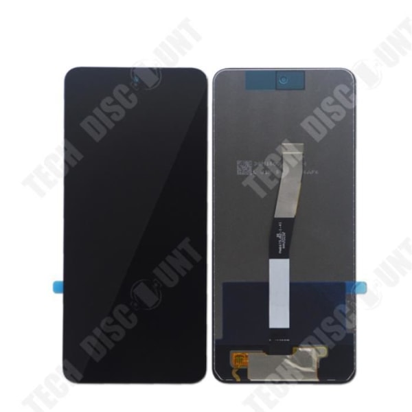 HYYT LCD-skärm för Xiaomi Redmi Note 9 Pro SVART pekskärm lcd + Verktygssats