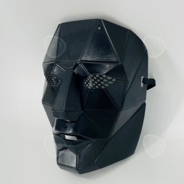 CONFO® Maske Squid Game-BOSS Maske Cosplay Maske Maske BOSS Punainen Vartija Maske Squid Peli Sama Kasvo Maske Musta BOSS Maske Hal