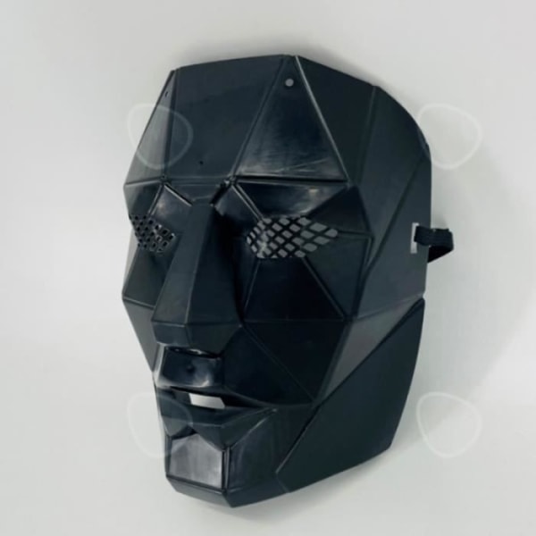 CONFO® Squid Mask Game-BOSS Mask Cosplay Mask BOSS Mask Red Guard Squid Mask Game Samma ansiktsmask Svart BOSS Mask Hal