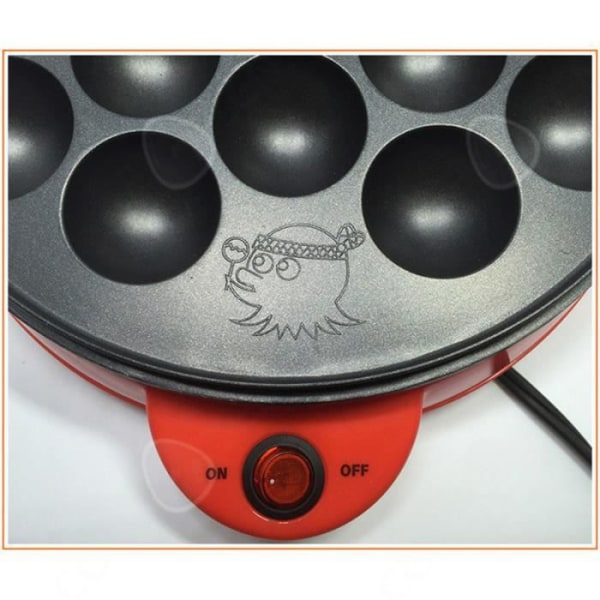 CONFO 18 hål Takoyaki Grillbricka Octopus Grilltallrik Äggvåffelmaskin - 650W -