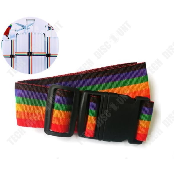 TD® Luggage Strap Multicolor - Resetillbehör för resväska och bagage