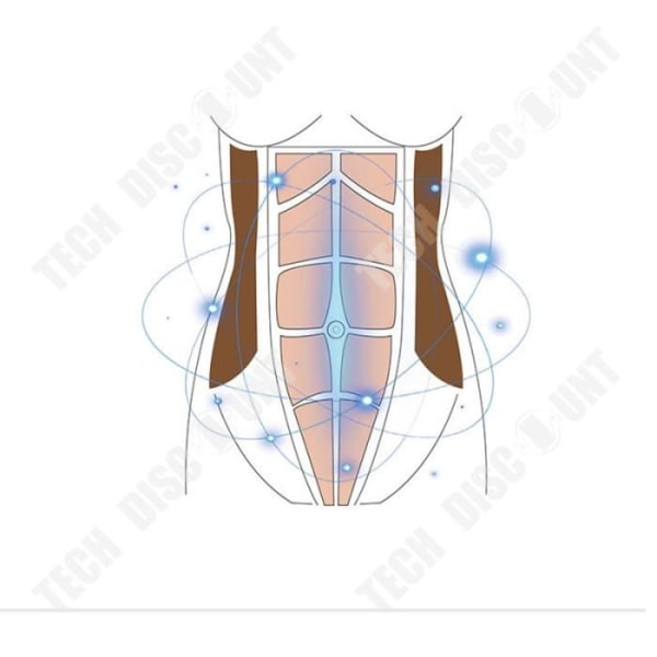 TD® skakmaskin för bantningsbälte Lazy Machine Body Sculpting Mage Bantningbälte Massagebälte Refill