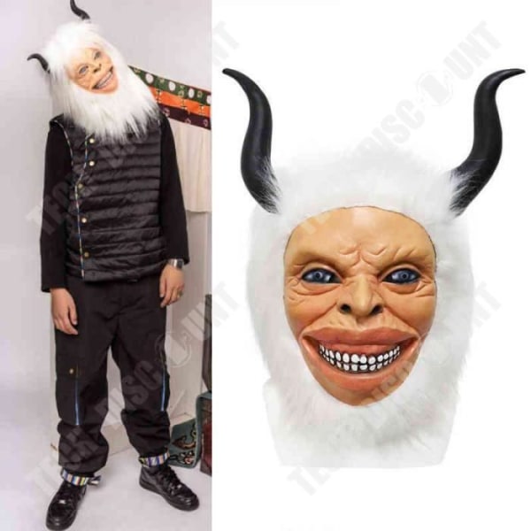 TD® Halloween hovedbeklædning snemand sne monster sne ko maske tibetansk kunst hellig performance tilbehør fest rap mas