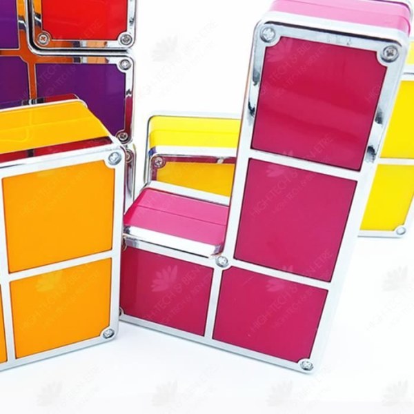 HTBE® Multicolor Tetris LED ljusemitterande ljus DIY intellektuell utveckling leksak nattljus fönster atmosfär lum