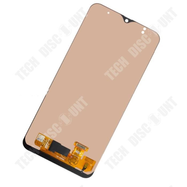 Älypuhelimen näyttö - TD® - Galaxy A50 (A505) - Karkaistu lasi 9H - Musta - Työkalusarja mukana Svart
