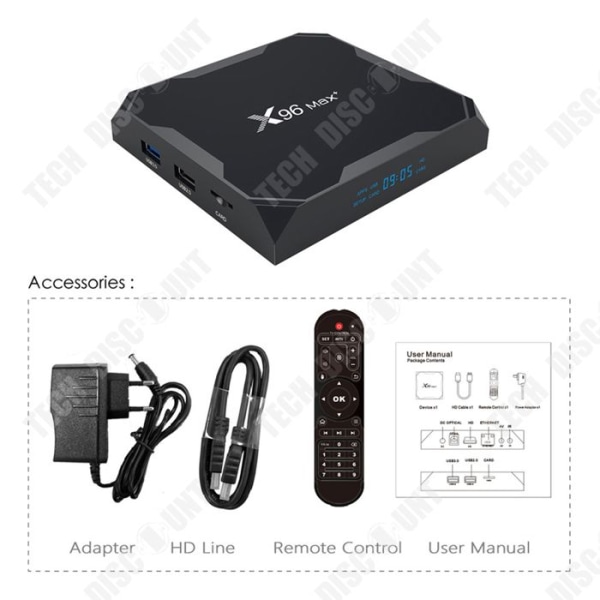 TD Smart TV Box TV 4GB+64GB 8K HD Wifi Set-top Box Internet Bluetooth Cast Screen Multimedia Player Box TV Box Internet Set-top Box