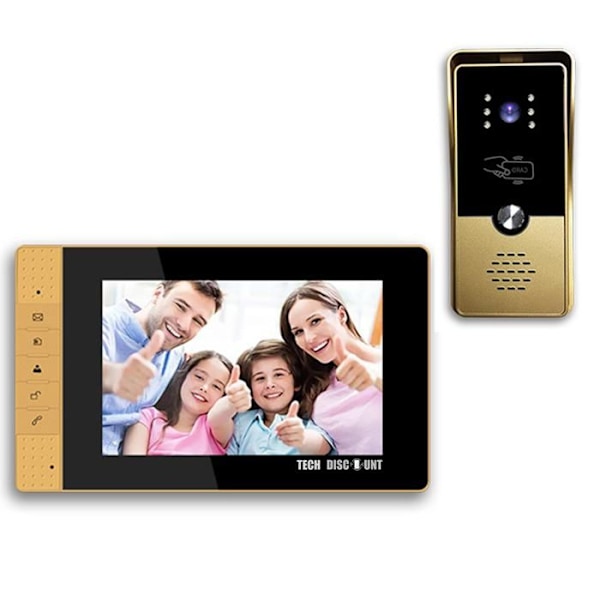 Video intercom - LUNAVO - HD - 7 tommer skærm - Nattesyn - Kablet