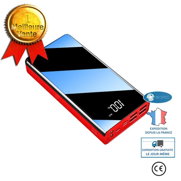 Superkorkeatehoinen mobiilivoimapankki 30000 mAh digitaalinen näyttö nopea lataus voimapankki