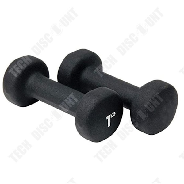 kuntosalipainot 2 *1kg käsivarsille urheiluun kuntosalille kuminen fitness nainen mies heksagonimuotoiset painot varusteet lihakset väri musta