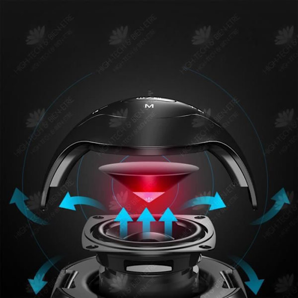 HTBE® trådlös bluetooth-högtalare högvolym subwoofer 3D surround hem litet kort bärbar portabel mini utomhus