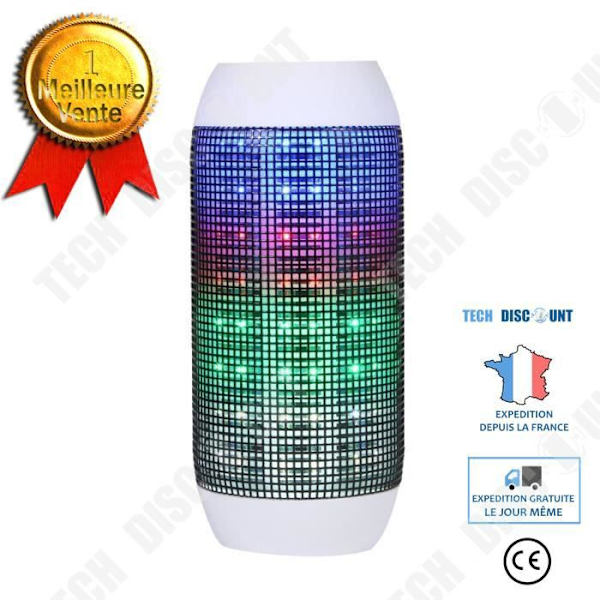 TD® Pulsed LED-högtalare / Lyktlampa-högtalare Bluetooth Electronics-Vit / Flerfärgad LED / Clear Fluid Sound