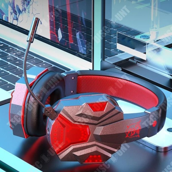 TD® Bluetooth 5.1 Gaming Headset Dual Mode Trådlös HD-brusreducering Senseless Delay Pluggbar brusreducerande mikrofon