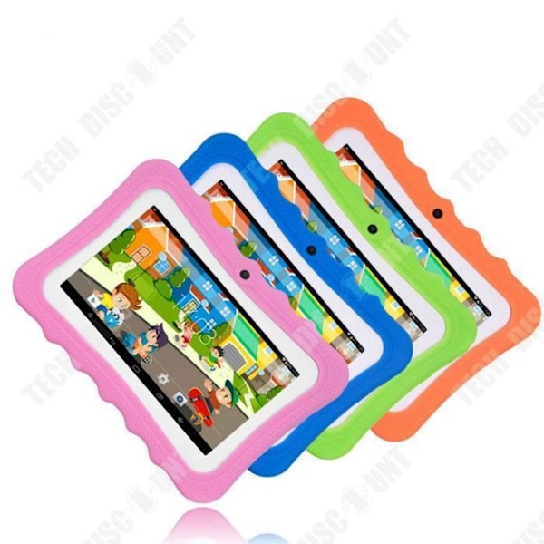 TD® Tablet til børn 7 tommer 1024*600 Touchskærm Musik- og videolæsning Med front- og bagkameraer