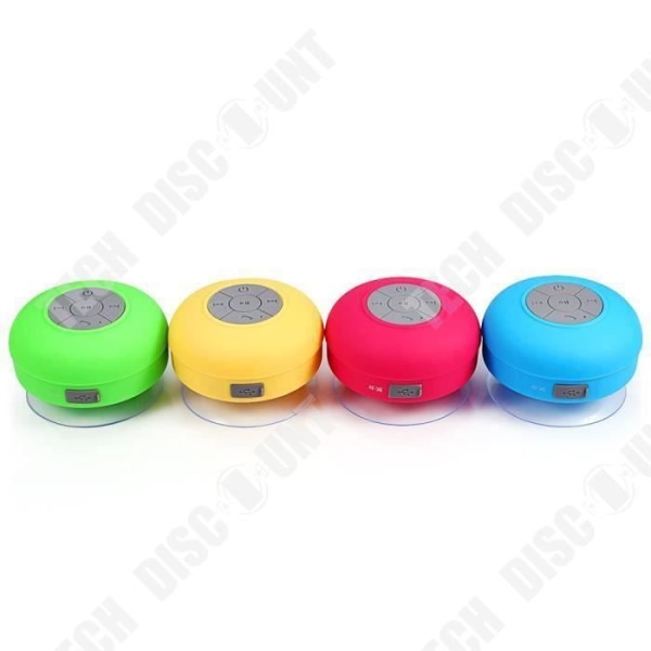 TD® vattentät dusch Bluetooth-högtalare/ vattentät högtalare BTS-06/ Badrumsnivå Vattentät sugkoppshögtalare, grön