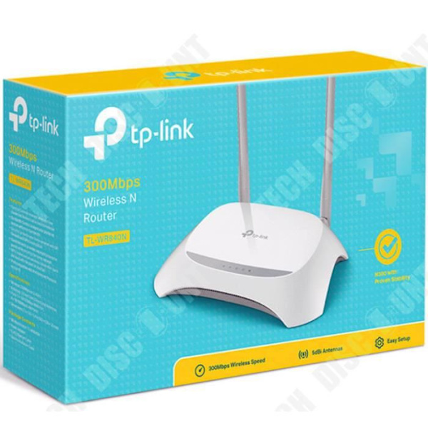TD® Trådløs router TP-LINK WR841N 300M til hurtig fiberoptisk hjemmewifi king