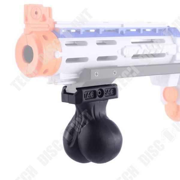 TD® Muovinen Taktinen Pistolet Lisävaruste - Nylon Kahva - Ulkonäön Muokkaus Kahva Nerf - Musta