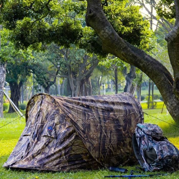 TD® Döda löv blomma kamouflage utomhus fritid camping enkel hastighet automatiskt öppet digitalt kamouflagetält