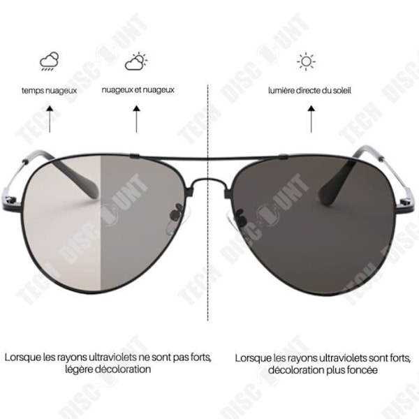 TD® Polarized Solglasögon Hartsfärg Ändrar dag och natt Solglasögon Körspeglar