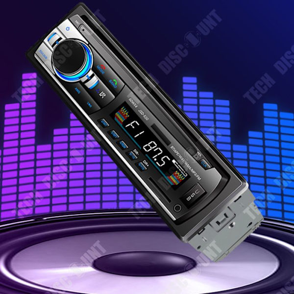 TD® Bluetooth-autoradio MP3-soitin bluetooth-liitännällä, korttiradio, audiosoitin MP3-autoa varten, autoaudio taksiin