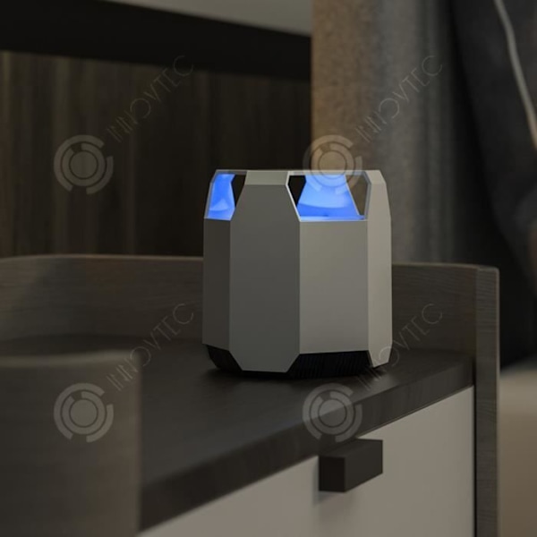INN® Myggdödare USB Hemma Inomhus Tyst Fysisk Myggdödare Photocatalyst LED Inandning Instängd myggmedel