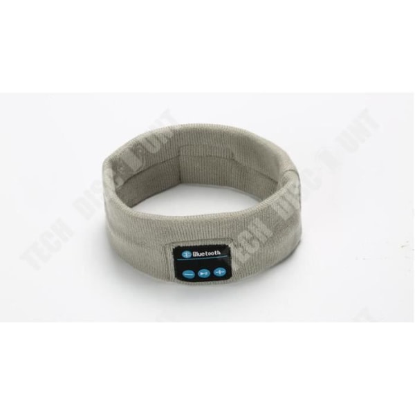 TD® Pannband med Bluetooth V5.0 trådlösa hörlurar - Multifunktionella trådlösa hörlurar Music Call Stickad - Sport Pannband