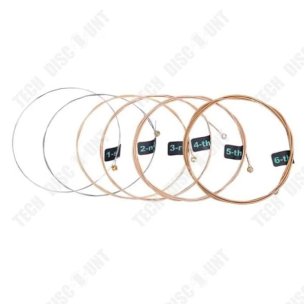 Akustiske guitarstrenge - TD® - Phosphor bronze - Rustbeskyttende belægning - Multifarvet