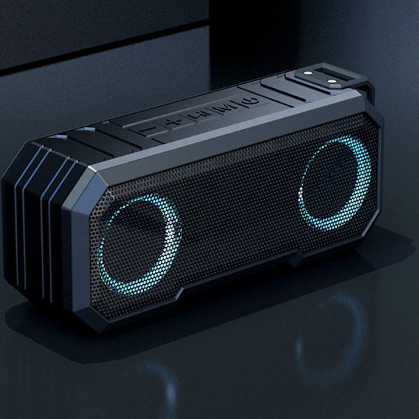 Bluetooth højttaler TD® 3000mAh Farvet lysudsendelse Understøtter afspilning fra U-disk og TF-kort